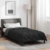 vidaXL Duvet d'hiver Noir et anthracite 200 x 135 cm Microfibre