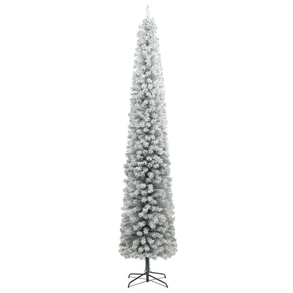 vidaXL Sapin de No&euml;l artificiel Vert 270 cm PVC et acier et plastique