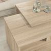 vidaXL Ensemble de tables basses 2 pcs Ch&ecirc;ne Sonoma Bois d'ing&eacute;nierie