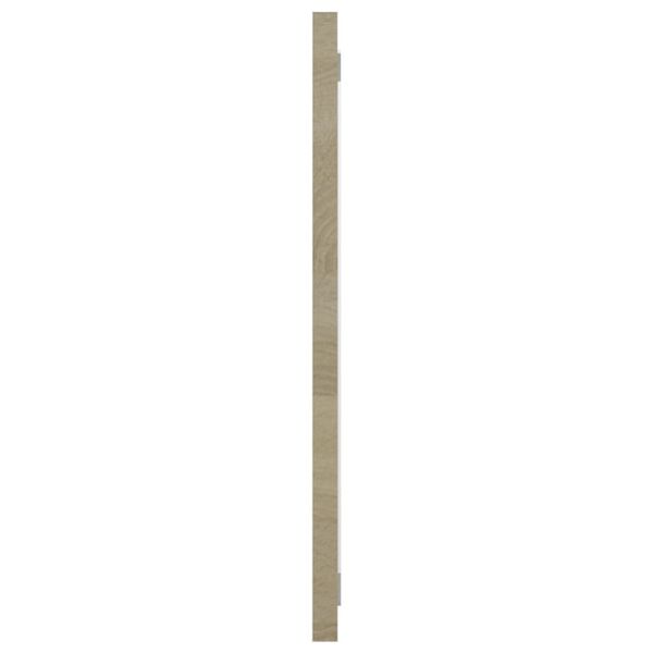 vidaXL Miroir de salle de bain Ch&ecirc;ne sonoma 90x1,5x37 cm Agglom&eacute;r&eacute;