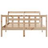 vidaXL Cadre de lit sans matelas 150x200 cm bois de pin massif