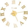 vidaXL Horloge murale 3D Design moderne Dor&eacute; 100 cm XXL
