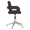 vidaXL Chaise de bureau pivotante Noir Similicuir