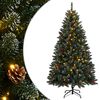 vidaXL Sapin de Noël artificiel 300 LED 180 cm
