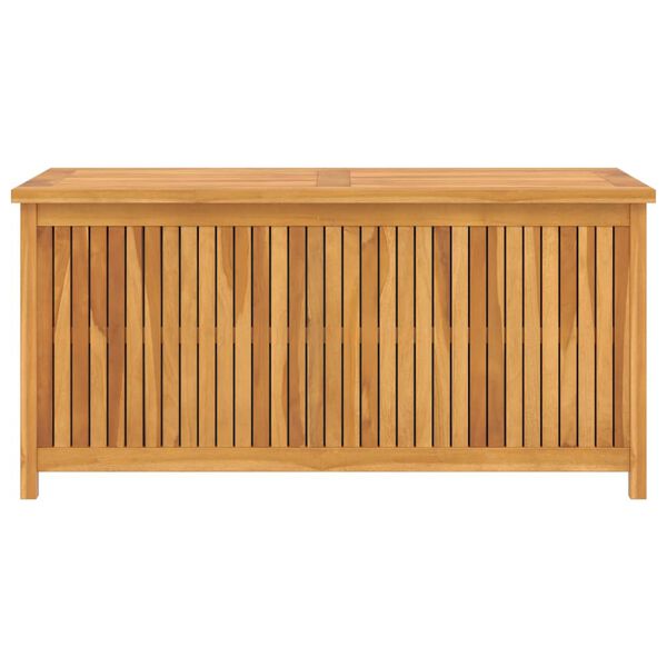 vidaXL Boîte de rangement de jardin 120x50x58 cm bois de teck solide