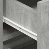 vidaXL Buffet Gris b&eacute;ton 120 x 36 x 69 cm Bois d'ing&eacute;nierie