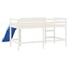 vidaXL Lit mezzanine d'enfants sans matelas avec toboggan 80x200 cm
