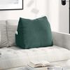 vidaXL Coussin de Dos Vert fonc&eacute; 60 x 20 x 50 cm