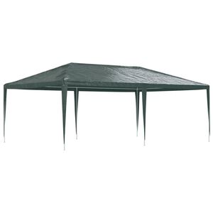 vidaXL Tente de r&eacute;ception professionnelle 4x6 m Vert 90 g/m&sup2;