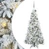 vidaXL Sapin de No&euml;l Artificiel &agrave; Branches Articul&eacute;es Blanc 180 cm
