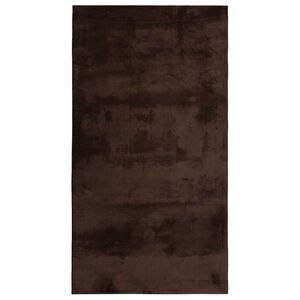 vidaXL Tapis doux &agrave; poils moyens et lavable HUARTE Marron 60 x 110 cm