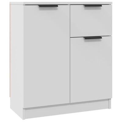 vidaXL Buffets 2 pcs blanc 60x30x70 cm Bois d'ingénierie