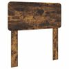 vidaXL Cadre de lit Chêne fumé 75 x 190 cm Bois d'ingénierie