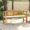 vidaXL Banc rose Naturel 157 x 46 x 82,5 cm Bois d'Acacia Massif