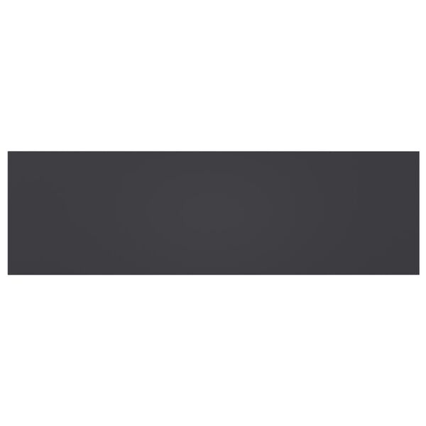 vidaXL Panneaux de bibliothèque 8 pcs Gris 100x30x1,5 cm Aggloméré