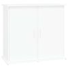 vidaXL Support pour aquarium blanc 81x36x73 cm bois d'ingénierie