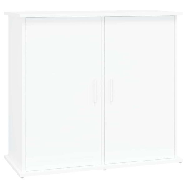 vidaXL Support pour aquarium blanc 81x36x73 cm bois d'ingénierie