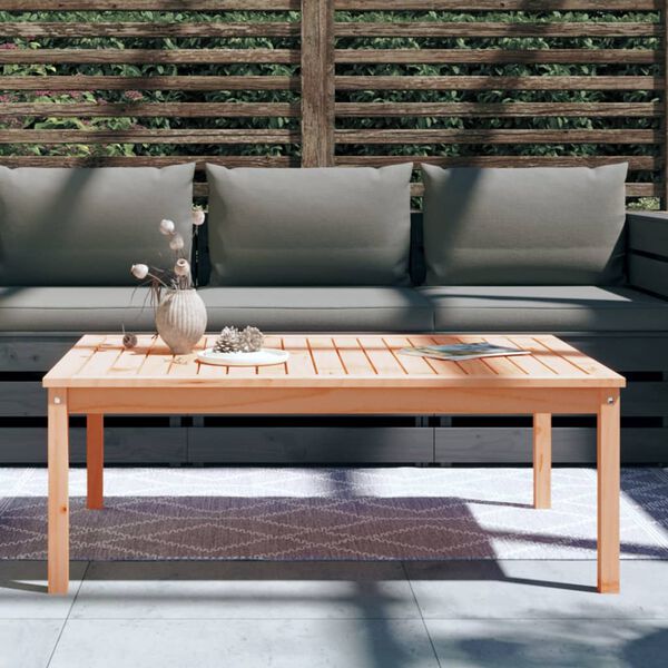 vidaXL Table de jardin 121x82,5x45 cm bois massif de douglas