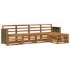 vidaXL Ensemble de canap&eacute;s d'ext&eacute;rieur 5 pc Naturel