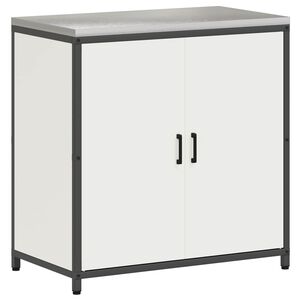vidaXL Meuble de rangement de cuisine HATTEM Blanc 90 x 50 x 92 cm