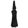 vidaXL Tissu de remplacement pour parasol d'ext&eacute;rieur Noir 610 cm