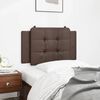vidaXL Coussin de tête de lit Zadar marron 80 cm similicuir