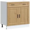 vidaXL Armoire de cuisine Porto ch&ecirc;ne artisanal bois d'ing&eacute;nierie