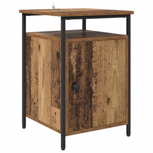 vidaXL Cabinet de chevet Bois ancien 40 x 42 x 60cm Bois d'ing&eacute;nierie