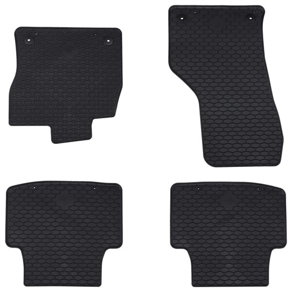 vidaXL Tapis de voiture 4 pcs Noir VW pour PASSAT B8 TPE