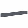 vidaXL Bordure de Pelouse 50 pc 100 x 12 cm Acier Anthracite