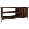 vidaXL Meuble TV ch&ecirc;ne fum&eacute; 100x40x45 cm bois d'ing&eacute;nierie