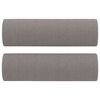 vidaXL Ensemble de canap&eacute;s 3 pcs avec coussins taupe tissu