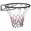 vidaXL Cerceau de basket Noir 45 cm Acier