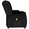 vidaXL Fauteuil de massage inclinable et porte-gobelet 2 places noir
