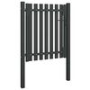 vidaXL Portail de jardin en acier 100x100 cm anthracite