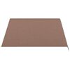 vidaXL Tissu de remplacement pour auvent Marron 3,5x2,5 m