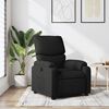 vidaXL Fauteuil inclinable Noir Tissu