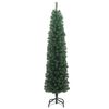 vidaXL Sapin de Noël artificiel Vert 180 cm PVC et acier et plastique