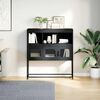 vidaXL Buffet anthracite 100,5x39x107 cm acier laminé à froid