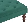 vidaXL Tabouret Vert fonc&eacute; 60x60x36 cm Velours