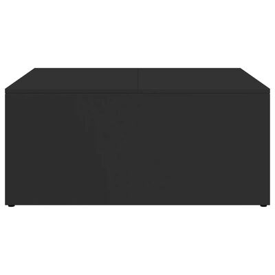 vidaXL Tables basses gigognes 2 pcs noir bois d'ingénierie et métal