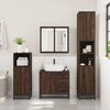 vidaXL Armoire de lavabo de salle de bain chêne marron 65x33x60 cm