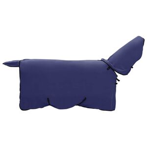 vidaXL Couverture &Eacute;quine Bleu marine Polyester