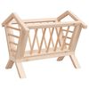 vidaXL Mangeoire &agrave; foin pour lapins 44x33x33 cm bois massif de sapin