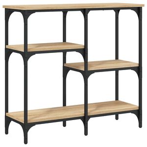 vidaXL Table console Ch&ecirc;ne Sonoma 80x29x75 cm Bois d'ing&eacute;nierie