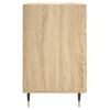 vidaXL Table de chevet ch&ecirc;ne sonoma 40x40x66 cm bois d'ing&eacute;nierie