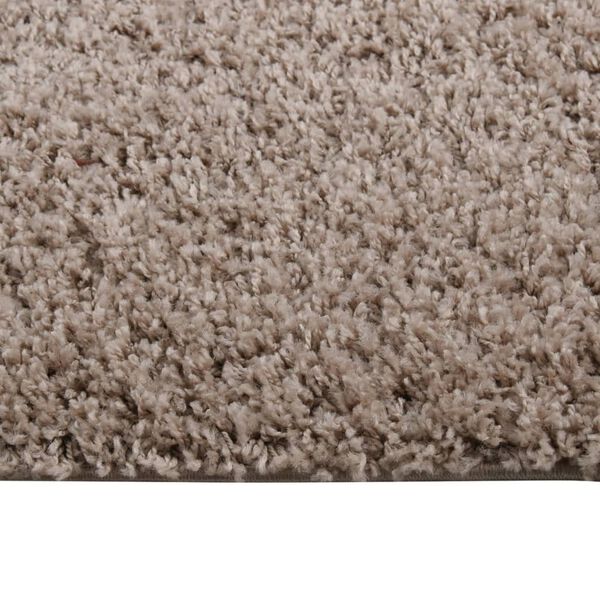 vidaXL Tapis shaggy &agrave; poils longs Beige 200x290 cm
