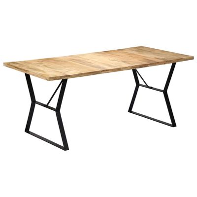 vidaXL Table à manger 180x90x76 cm Bois de manguier massif