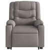 vidaXL Fauteuil inclinable de massage Taupe Tissu