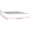 vidaXL Matelas de lit &agrave; ressorts ensach&eacute;s fermet&eacute; moyenne 140x210x20 cm velours